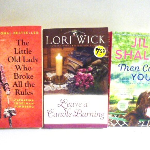 3 Books OLD LADY WHO BROKE ALL THE RULES Then Came You CANDLE BURNING Lori Wick - Picture 1 of 7